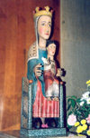 Andorra la Vella: St Esteve Church / Esglsia de St. Esteve - sad Virgin - religious art - photo by M.Torres