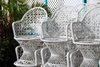 Blowing Point, Anguilla: chairs wait for the night action - LA Café Club - photo by M.Torres