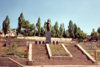 Azerbaijan - Shemakha / Shamakha: Sabir statue, poet - the town's favourite son - photo by M.Torres