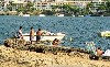 Majorca / Mallorca / Maiorca:  Santa Ponça bay - throwing the line (photographer: David S. Jackson)
