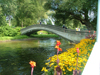 Toronto, Ontario, Canada / Kanada: elegant bridge - Centre Island - photo by R.Grove