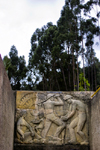 Zipaquirá, department of Cundinamarca, Colombia: main entrance to the Salt Cathedral of Zipaquirá - an underground church built in a former salt mine - Catedral de Sal de Zipaquirá - photo by E.Estrada