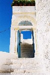 Crete - Kissamos  (Hania prefecture): monastery of Hryssoskalitissa - the golden stairs (photo by Alex Dnieprowsky)