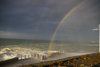 Donostia-San Sebastián, Gipuzkoa province, Euskadi: rainbow - Southeastern end of Paseo Nuevo - photo by J.Zurutuza