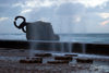 Donostia-San Sebastián, Gipuzkoa province, Euskadi: blow holes on Passeo de Eduardo Chillida - comb of the wind sculptures and the Bay of Biscay - photo by J.Zurutuza
