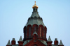 Finland - Helsinki, the red Orthodox church dome detail - photo by Juha Sompinmäki
