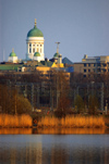 Finland - Helsinki, Töölö bay, a view into the Lutheran church - photo by Juha Sompinmäki