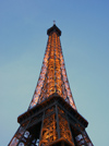 France - Paris: Paris: Eiffel tower at dusk (photo by K.White)