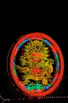 Hong Kong: Jumbo Floating Restaurant - neon dragon - Aberdeen Harbour - photo by M.Torres