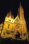 Hungary / Ungarn / Magyarország -Budapest: Matthias / St Mathew's church at night (photo by J.Kaman)