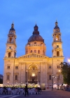 Hungary / Ungarn / Magyarország - Budapest: St Stephen's Basilica at dusk (photo by J.Kaman)