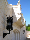 Haifa, Israel: the Bahai temple - detail of architecture - architect William Sutherland Maxwell - Shrine of the Ba'b - photo by E.Keren