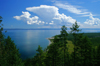 Khövsgöl lake / Nuur, Khövsgöl province, Mongolia: the lake seen from the surrounding hills - photo by A.Ferrari