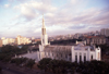 Mozambique / Moçambique - Maputo / Lourenço Marques / MPM: downton - Nossa Senhora da Conceição Cathedral and Independence square seen from above / a Sé Catedral de Nossa Senhora da Conceição e a Praça da Independência - photo by F.Rigaud