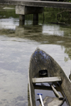 Galeta Island, Colón province, Panama: old dugout canoe, STRI - photo by H.Olarte