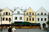 Slovakia - Central Slovakia / Stredoslovenský - Žilina / Sillein / Zsolna / Zylina: façades (photo by P.Gustafson)