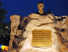 Cappadocia - Göreme, Nevsehir province, Central Anatolia, Turkey: one more monument fo Mustafa Kemal Atatürk - photo by W.Allgöwer