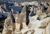 Cappadocia - Göreme, Nevsehir province, Central Anatolia, Turkey: tufa landscape - cones - photo by W.Allgöwer