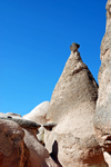 Cappadocia - Göreme, Nevsehir province, Central Anatolia, Turkey: tufa formation Devrent valley - tent rock - photo by W.Allgöwer