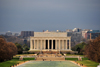 Washington, D.C., USA: Lincoln Memorial and the Reflecting Pool - National Mall - architect Henry Bacon - Arlington in the background - photo by M.Torres