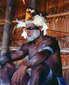 West Paupua - Syuru village - near Agats: Asmat man (photo by G.Frysinger)